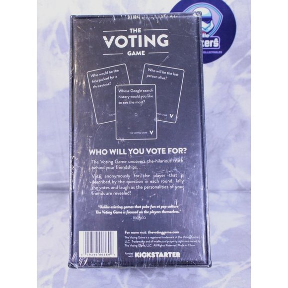 The Voting Game Card Game: The Party Game About Your Friends Kickstarter Funded - Picture 2 of 4